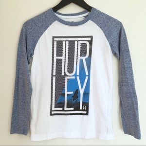 Hurley Kids Raglan Long sleeve Size M 10-12